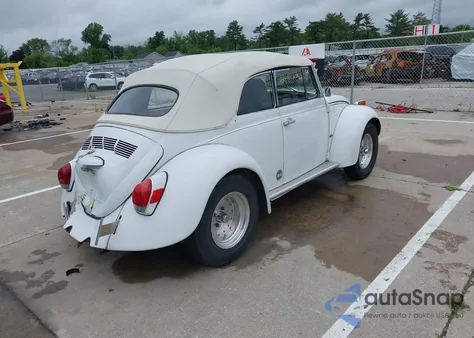 1972 Volkswagen Beetle из США, поврежденный, VIN 1522013731